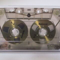 G∝43 カセットテープ ナショナル C-52 National Cassette 検：オープンリール 当時物 レア ビンテージ オーディオ機器 記録媒体 RT-52の画像