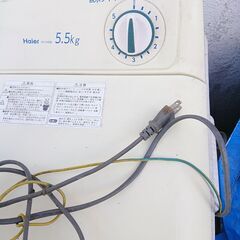 【ジャンク】Haier 5.5kg 2層式洗濯機 JW-W55Eの画像