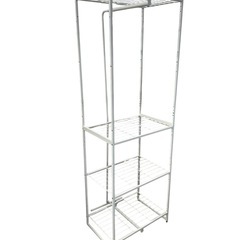 NO.2324 ハンガーラック スチールラック 収納家具 中古