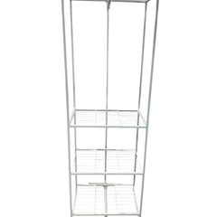 NO.2324 《お値下げ中!!》ハンガーラック スチールラック 収納家具 中古の画像