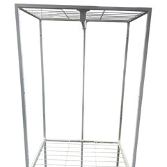 NO.2324 《お値下げ中!!》ハンガーラック スチールラック 収納家具 中古の画像