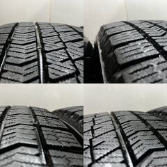 【BS BLIZZAK VRX2 205/65R16】スタッドレス【BS BALMINUM KR10 16インチ 6J5HPCD114.3+50】22年製 ヤリスクロス等　(MTD926)クレジットカード QRコード決済可能の画像