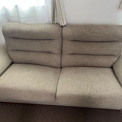 ニトリ　3人用布貼ソファNポケットA12 H-HI ファブリック...