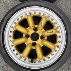 BR 旧車 希少 当時物ブラックレーシング アルミ ホイール ホイル 14