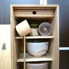 茶道具 短冊箱茶器揃え 桐箱 茶道具セット 中古 苫小牧西店の画像