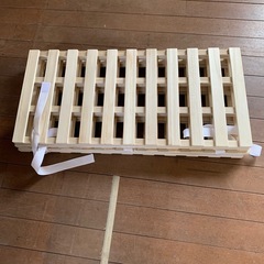 シングルマット　折りたたみすのこ付きの画像