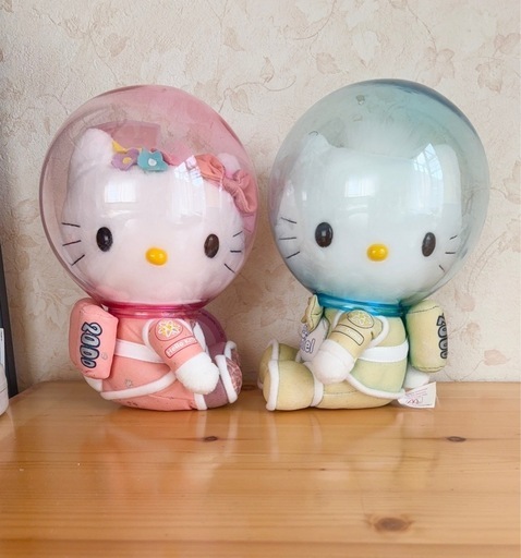 激レア交渉可 2000キティちゃん宇宙ウエディングぬいぐるみ 特大