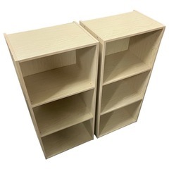 カラーボックス　2点セットの画像