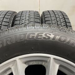 【BS BLIZZAK VRX2 165/65R14】スタッドレス【HOT STUFF Exceeder 14インチ 5J4HPCD100+38】21年製 バリ溝 ルーミー等　(KTK397)クレジットカード QRコード決済可能の画像