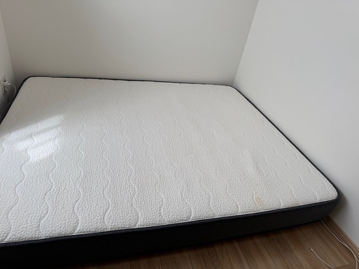 美品】NELL マットレス クイーンサイズ (160×195×21cm)