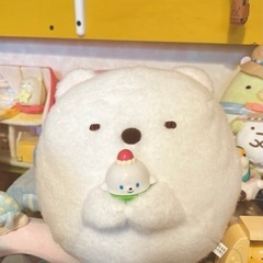 すみっコぐらし　ほわほわまんまる　ぬいぐるみBIG　しろくま
