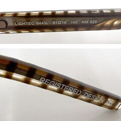 マリウス モレル MARIUS MOREL メガネフレーム LIGHTEC 6443L 51□18 140 MM 625 ステンレススチール 展示未使用 ☆札幌市 白石店 の画像