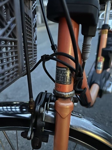 Panasonic電動自転車(8.9ah、3点灯)