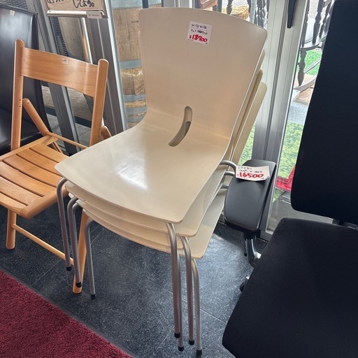 WISEWISE ワイスワイス チェア ダイニングチェア 4脚セット シンプル おしゃれ インテリア