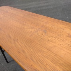 折りたたみ 鉄足テーブル　作業台の画像