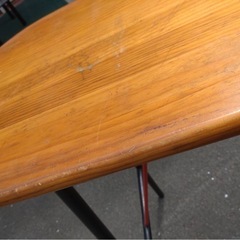 折りたたみ 鉄足テーブル　作業台の画像