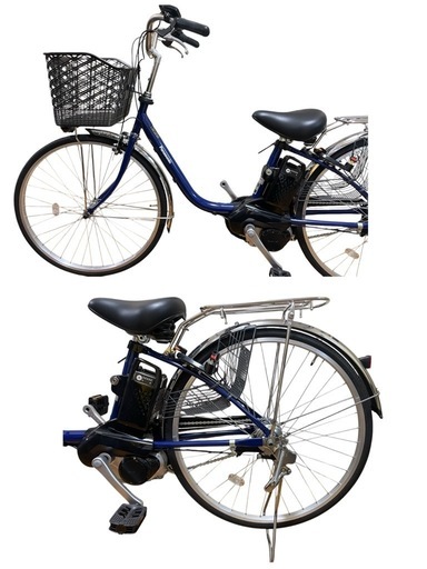 ほぼ新品‼️Panasonic 電動アシスト自転車　ビビ　ネイビー　品番/BE-FS632V 型式/FS631   26インチ　3段変