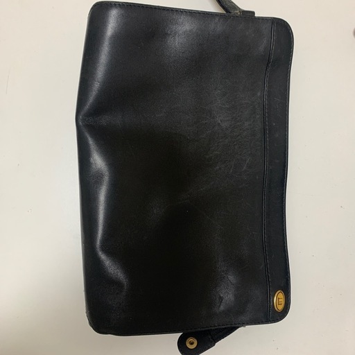 黒革バッグ (たけぼん) 桃山台のバッグ《ハンドバッグ》の中古あげます 