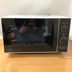 comfee 電子レンジ CFM-CK171 単機能 17L フラットテーブル 50/60Hz ヘルツフリー 2023年製 キッチン家電 中古品の画像
