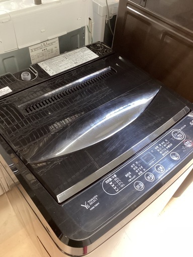 美原店　2022年製★中古★ YAMADA 6kg 忙しい朝に便利!!スピードコース搭載！ステンレス槽で清潔★洗濯機【YWM-T60H