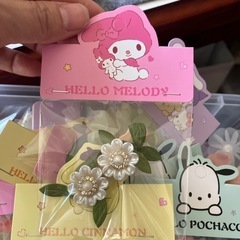 花の輪ゴムの画像