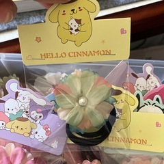 花の輪ゴムの画像