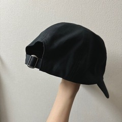 【美品】GU ジーユー ツイルキャップ 黒 男女兼用の画像