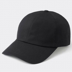 【美品】GU ジーユー ツイルキャップ 黒 男女兼用