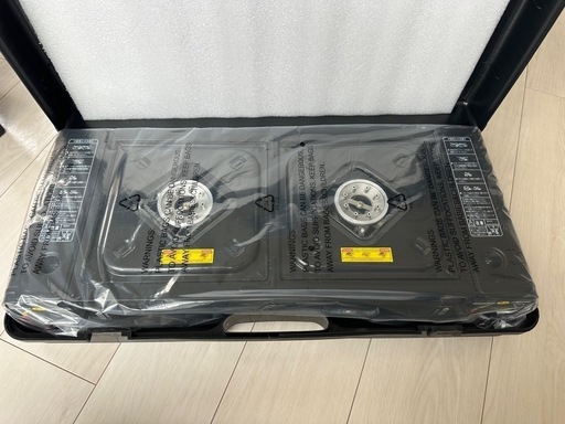 2口カセットコンロ　新品