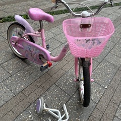 ディズニー　アイデス  ウィズフレンド Smile 16 プリンセス 16型 子供用自転車の画像