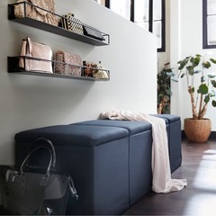 IKEA スツール　2つセット　収納家具　２脚　収納イス　の画像