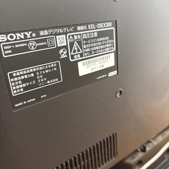 ソニー　液晶テレビ　26インチの画像