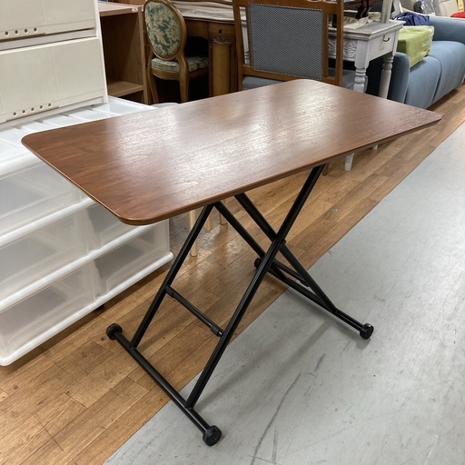 S744 アウトレット NARUNARU レトロなリフティング昇降テーブル ガス圧