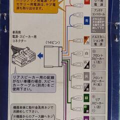 【未使用品】スバル車用（14ピン）カーオーディオ配線キット【A-2F】の画像