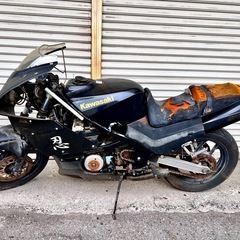 【最終値下げ】Kawasaki GPZ400R ZX400D 部品取り　書類×　ジャンク　 FX400R 旧車　4発の画像