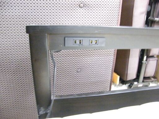 シングルベッド マットレス付き シングル ベッド シングル ダークブラウン こげ茶 コンセント付き 寝具 札幌市厚別区 厚別店