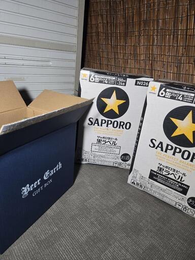 缶 4box　瓶ビール1box