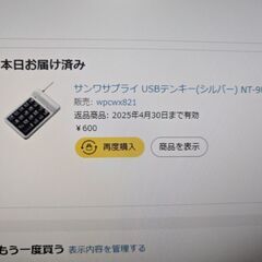 サンワサプライ USBテンキー(シルバー) NT-9USV