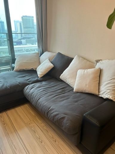 (運搬費込)大型高級オシャレソファー