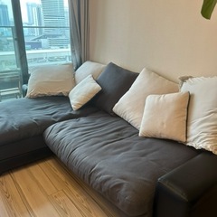 (運搬費込)大型高級オシャレソファー