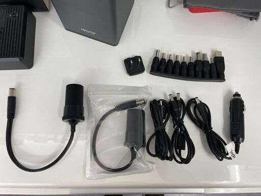 iMuto M10 ポータブル電源 100500mAh モバイルバッテリー LEDライト USB出力 ACインバーターセット 非常用 