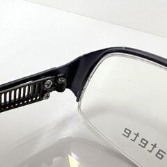 ラテテ ratete linie メガネフレーム 54□18 140 ダークネイビー 展示未使用 眼鏡フレーム めがねフレーム☆札幌市 白石店  の画像