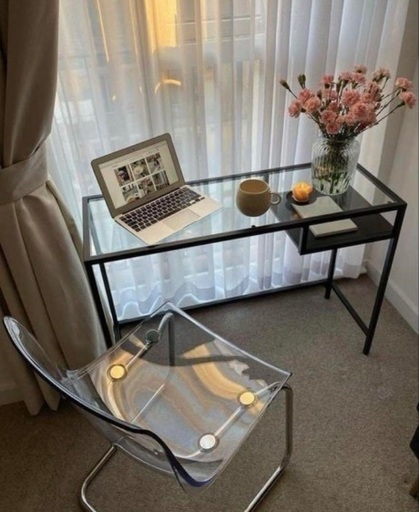 IKEA TOBIAS トービアス 透明アクリルダイニングチェア