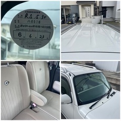 売約済み　　⭐️車検２年付満タンコミコミ⭐️美車⭐️ 人気のパールホワイト⭐️ ミラココア　ルーフレール付の画像