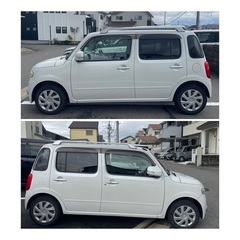 売約済み　　⭐️車検２年付満タンコミコミ⭐️美車⭐️ 人気のパールホワイト⭐️ ミラココア　ルーフレール付の画像