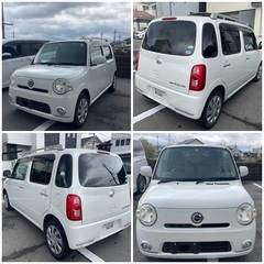 売約済み　　⭐️車検２年付満タンコミコミ⭐️美車⭐️ 人気のパールホワイト⭐️ ミラココア　ルーフレール付の画像