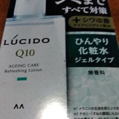 LUCIDO 　ルシード　Q10 ひんやり化粧水ジェルタイプ（使いかけです）　　の画像