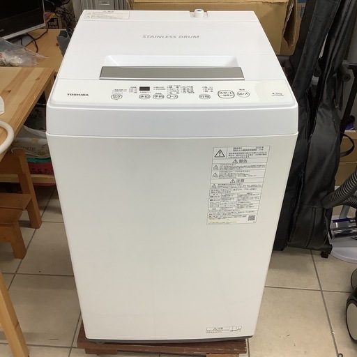 TOSHIBA   東芝　洗濯機　AW-45M9  2020年製  4.5㎏