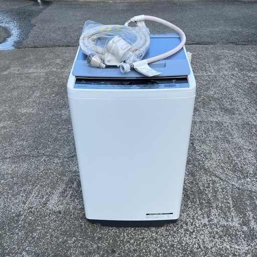 ★美品 動作良好★hitachi 日立 全自動洗濯機 bw-v70c 7.0kg★2018年製★