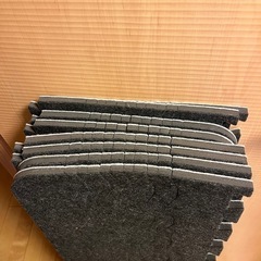 エアジョブ　テイジン　すのこ型吸湿マット 備長炭 ベッド対応タイプ(シングル) の画像